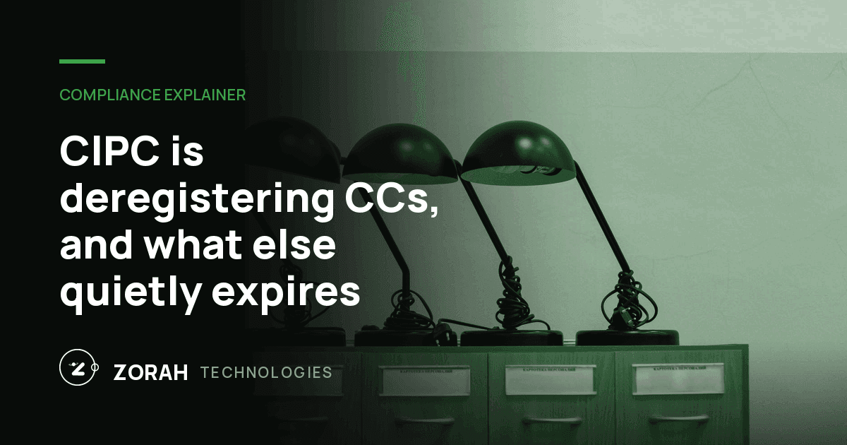 Does a CIPC certificate expire? No, the annual return does