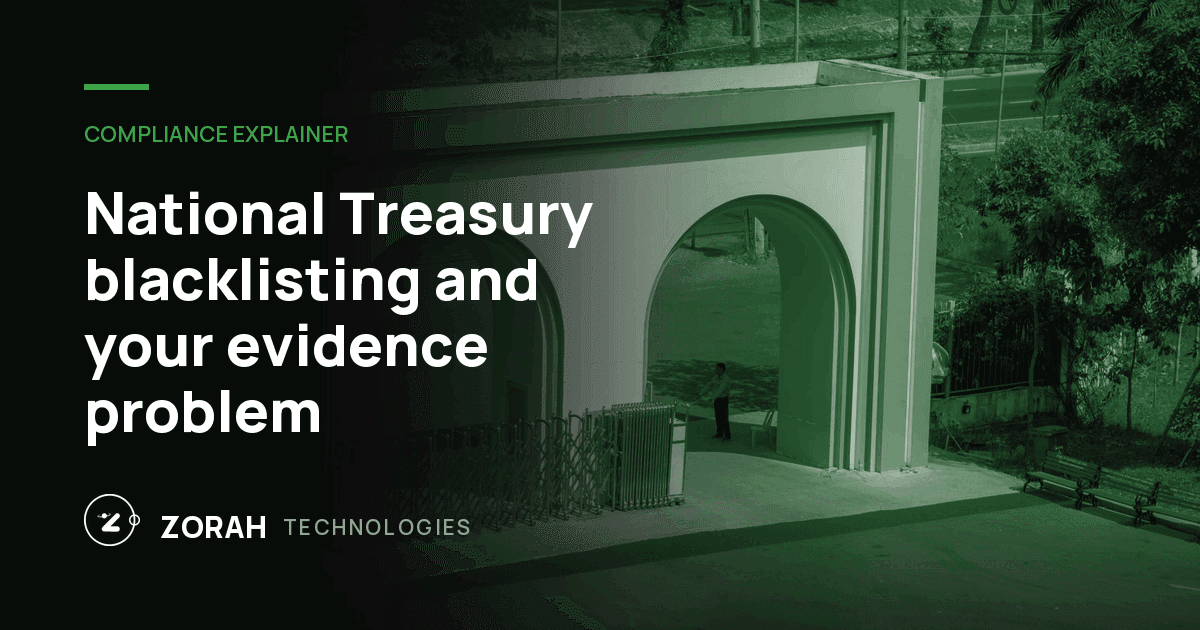 National Treasury blacklisting and your evidence problem